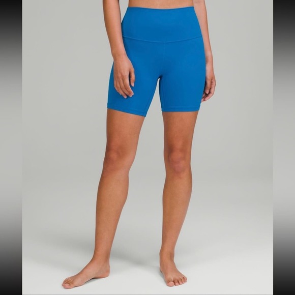 lululemon athletica Pants - Lululemon Align High Rise Short 6" Size 14 Poolside Blue
